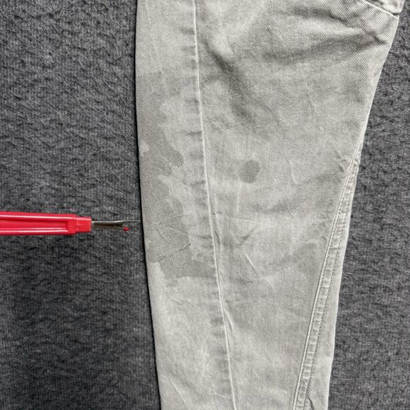 Diesel Fayza Relaxed Boyfriend Low Waist Jeans Womens 30* (tag 26) Gray Thrashed - Picture 14 of 14